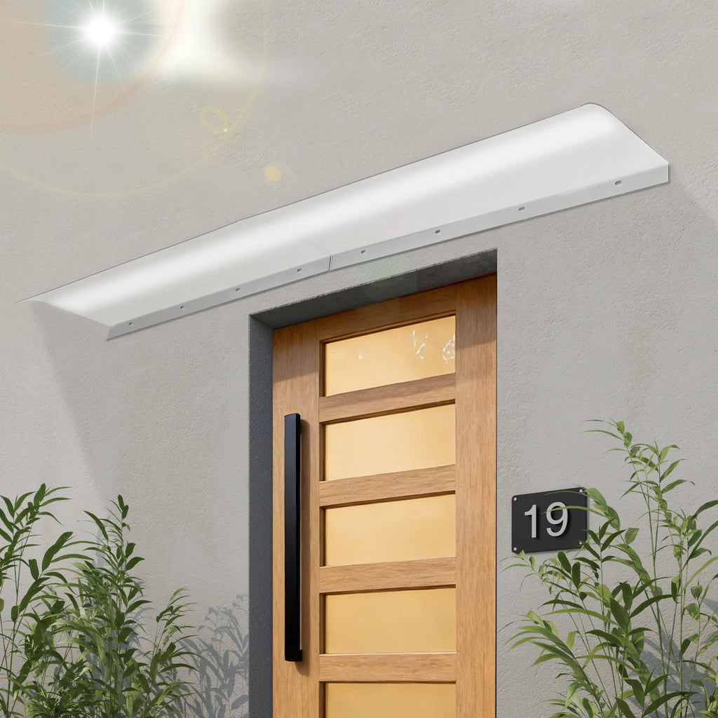 Clear Rain Shelter Cover,PET Rust-Resistant Window Wall Mounted Awning Front Door Canopy,for Entrances,Bike,Gazebos,Balcony