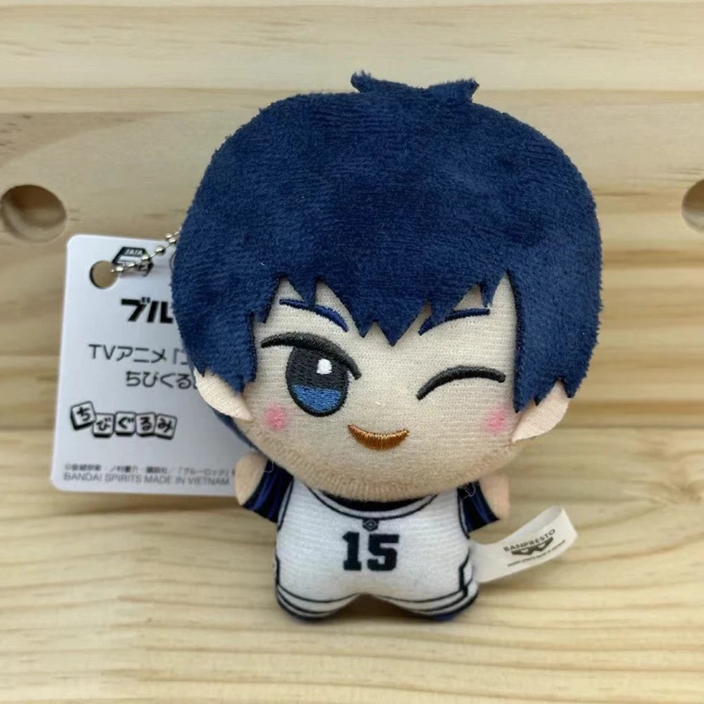 11cm Blue Lock Plush Toy Pendant Seishiro Nagi Isagi Yoichi Chigiri Bachira Meguru Mikage Reo Rin Itoshi Backpack Keychain Gift