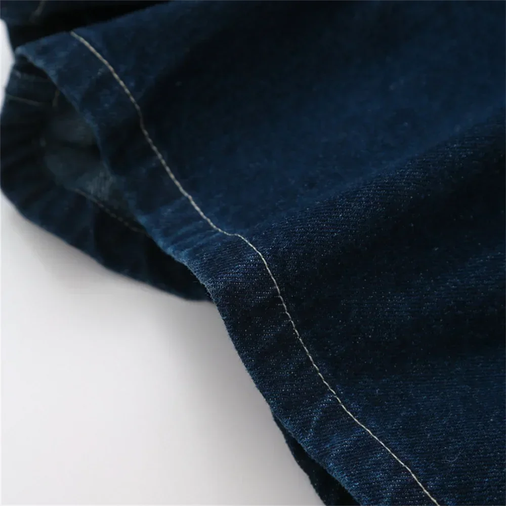 Summer New Women's Fashion Temperament Casual Versatile V-neck Short Denim Shirt Double Breasted Denim Skirt Suits Outfits