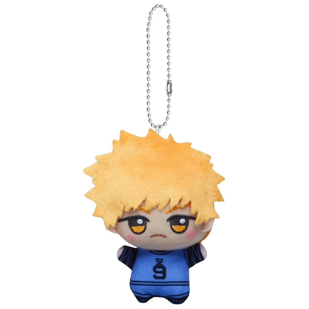 11cm Blue Lock Plush Toy Pendant Seishiro Nagi Isagi Yoichi Chigiri Bachira Meguru Mikage Reo Rin Itoshi Backpack Keychain Gift