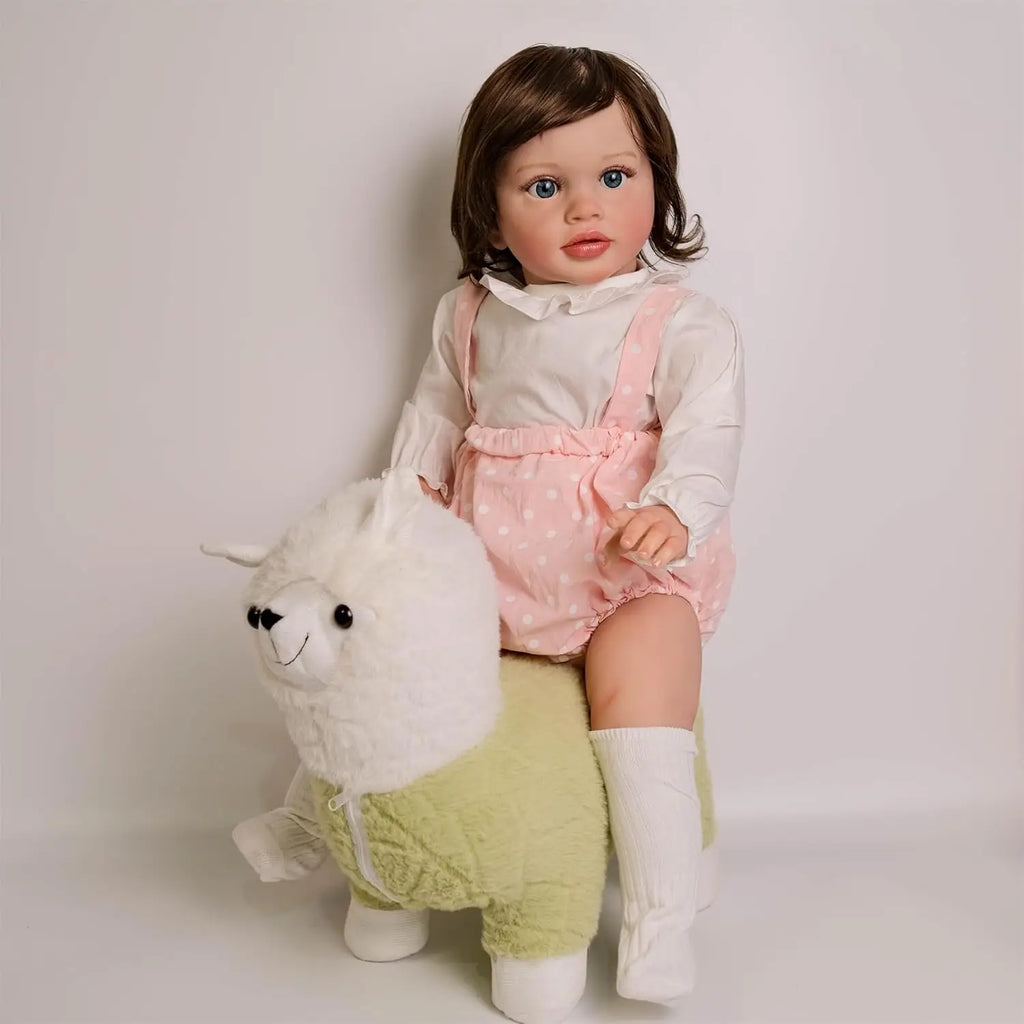 26Inch/66cm Pippa Toddler Girl doll Finished Doll Reborn Toddler Pippa Huge Baby Size Lifelike Soft Touch Art Doll Birthday Gift