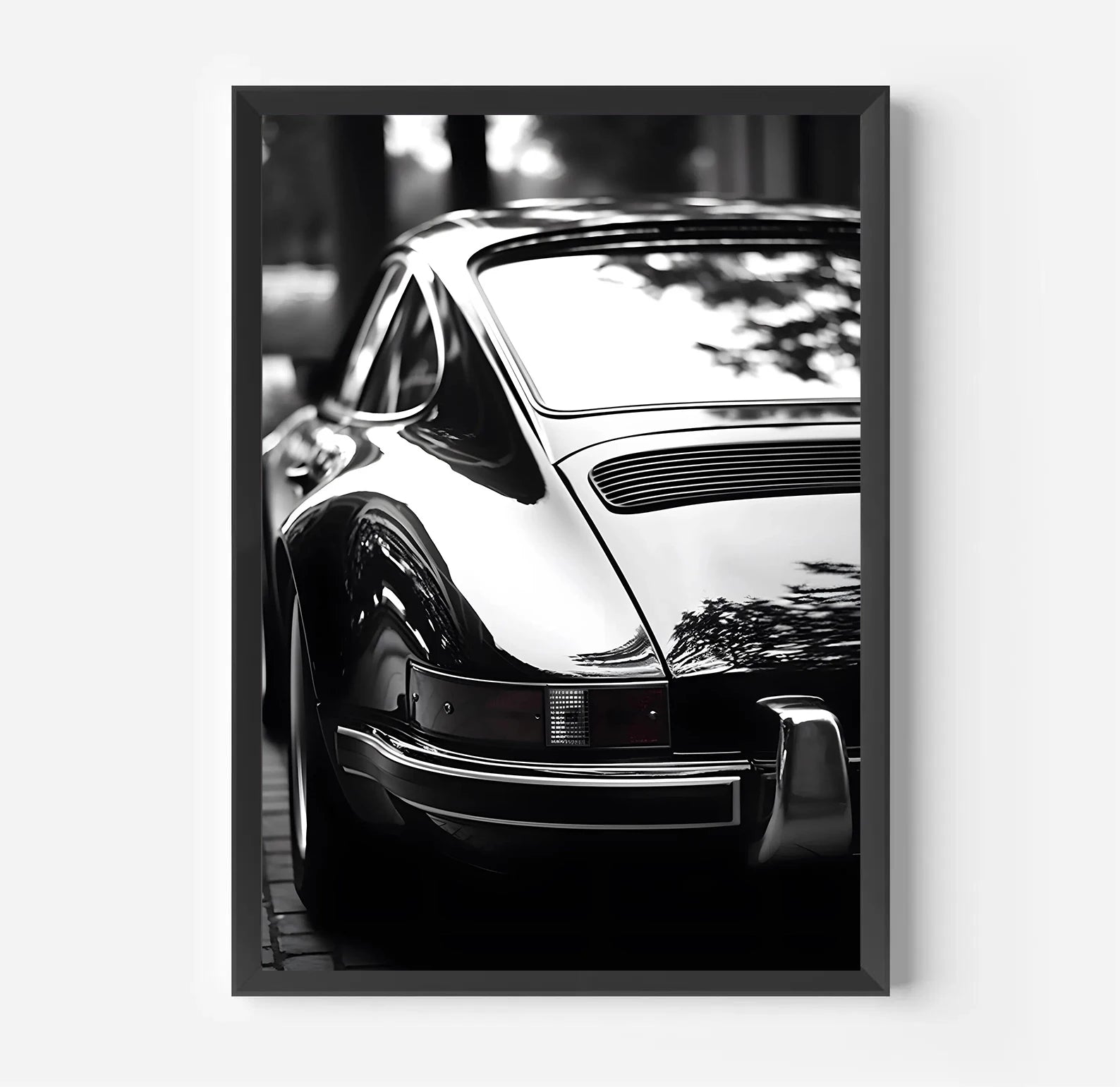 Retro Luxury Car Canvas Wall Painting Poster Vintage Black and White Car Decoration Mural Modern Home Room Decor Birthday Gift
