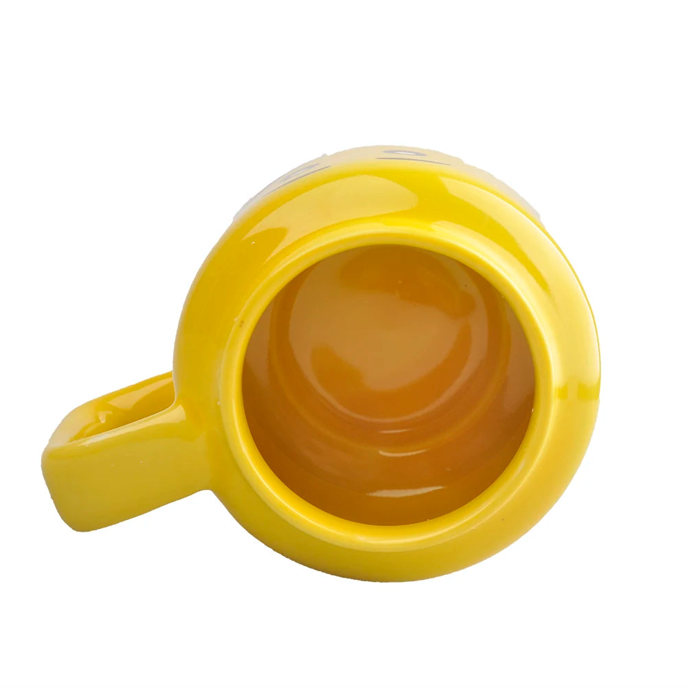 Expression Ceramic Mug 250ML Cute Coffee Cups Drinkware Figurine Head Smiling Face Tea Drinking Cup Children Christmas Gift 머그컵