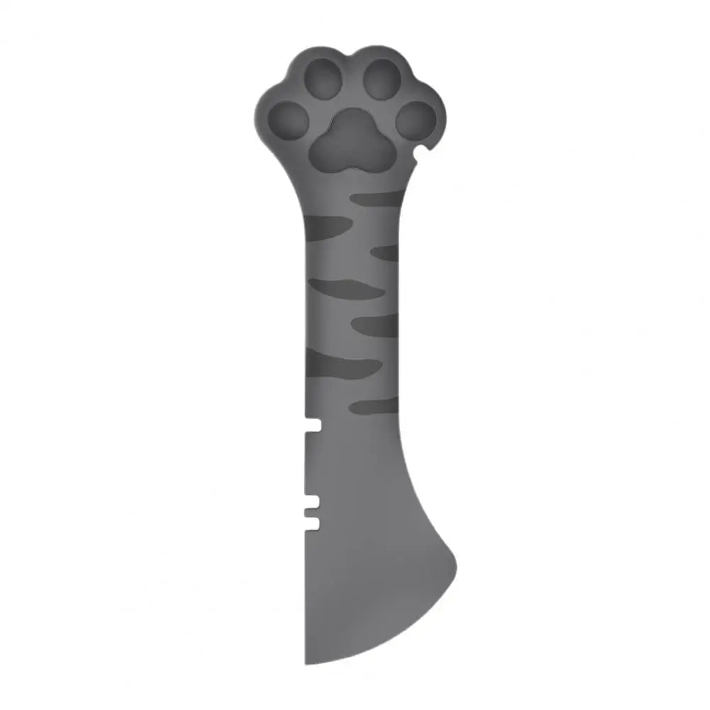 Pet Canned Spoon Adorable Lovely Paw Design Silicone Cat Food Can Lid Cover Spoon Jar Opener Puppy Feeding Food Scoop