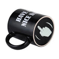 Ceramic Coffee Mug with Vertical Middle Finger Creative Relaxed Friendly Hand Milk Tea Cup New Style Office Mug Drinkware Gift