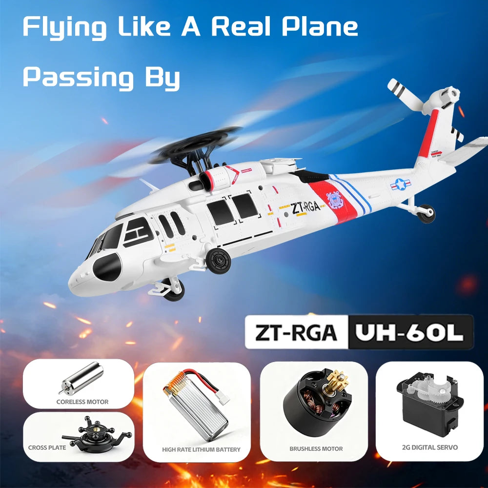 Hot Sale WLtoys K270 RC Helicopter 2.4G 4CH Brushless 6-Axis Gyro Optical Flow Altitude Hold RTF Drone Toy for Kids Boy 2026 New