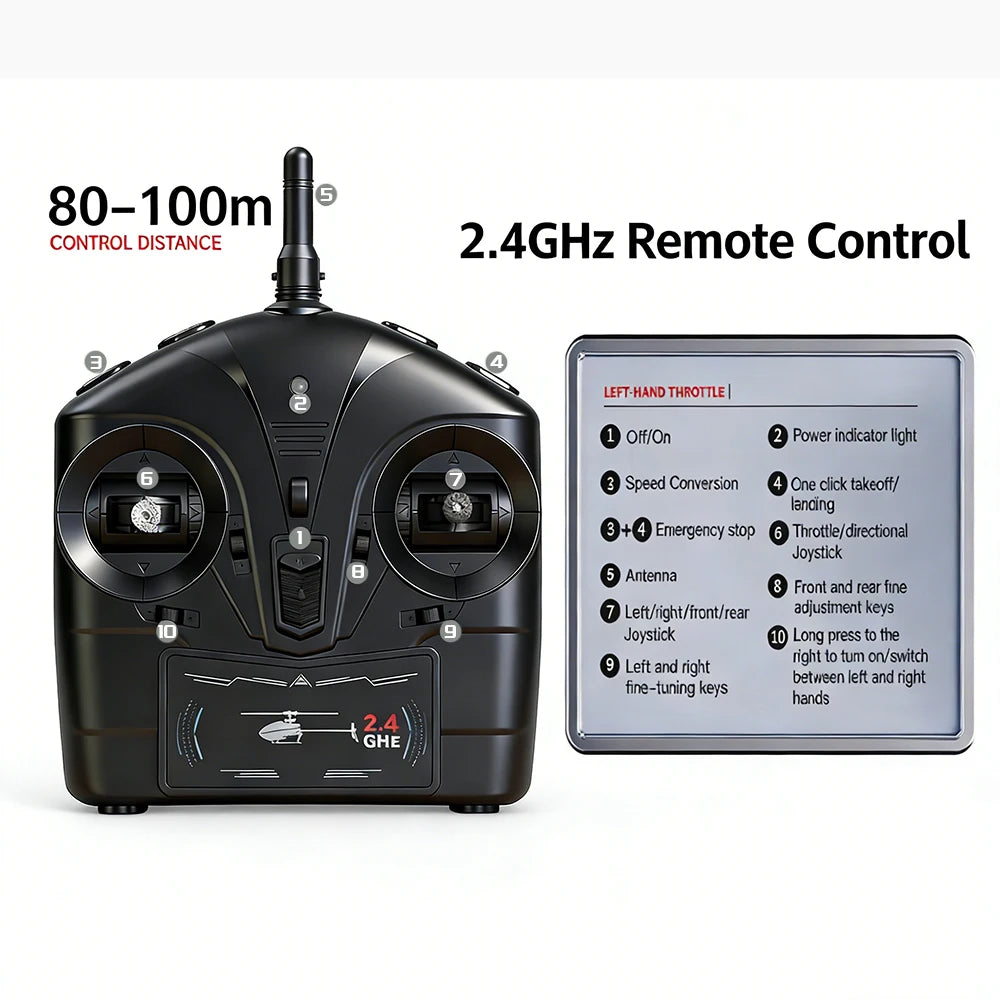 Hot Sale WLtoys K270 RC Helicopter 2.4G 4CH Brushless 6-Axis Gyro Optical Flow Altitude Hold RTF Drone Toy for Kids Boy 2026 New
