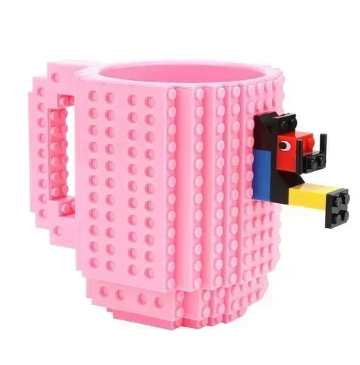 350ml Creative Milk Mug Coffee Cups Creative Build-on Brick Mug Cups Drinking Water Holder Building Blocks Design
