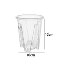 S/M/L/XL Clear PP Plastic Root Control Breathable Flower Pot Orchid Air Holes Plants Enhanced Drainage Garden Pot Home Garden
