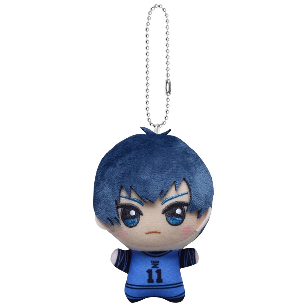 11cm Blue Lock Plush Toy Pendant Seishiro Nagi Isagi Yoichi Chigiri Bachira Meguru Mikage Reo Rin Itoshi Backpack Keychain Gift