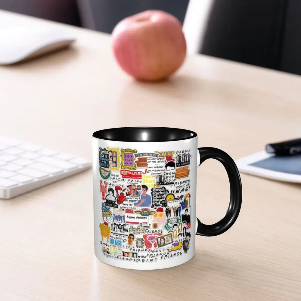 Classic Friends TV Show Coffee Mugs DIY Personalized Ceramic Mug Creative Gift