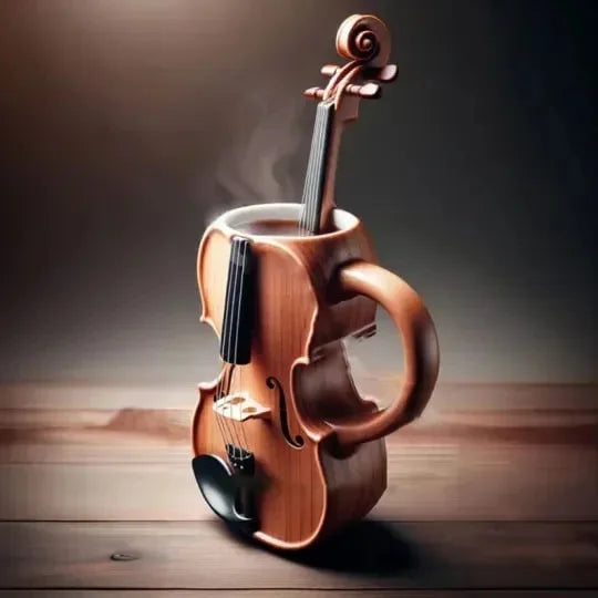 New Unique Musical Instrument Coffee Mug Creative Mug Milk Cup High-End Gift Desktop Ornaments