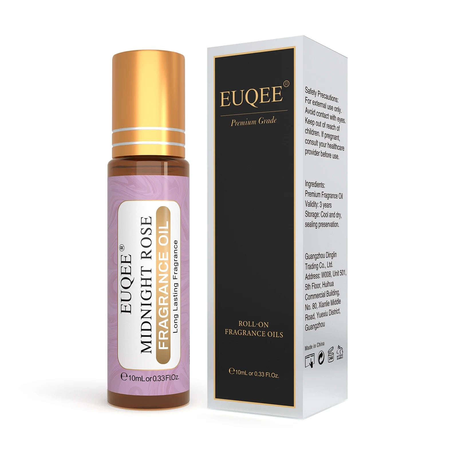 EUQEE 10ml Roller Smear Fragrance Oil For Women Fresh Line Coconut Vanilla Angel for Aromatherapy,Diy Soap,Candle making