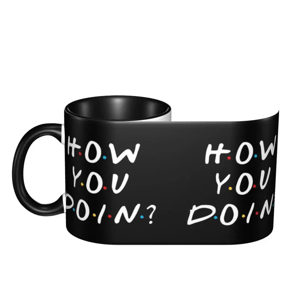 Classic Friends TV Show Coffee Mugs DIY Personalized Ceramic Mug Creative Gift