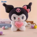 22cm Sanrio Hello Kitty Kuromi Pillow KT Plush Toy Girl Soft Fill Animal Toy Heart My Melody Cinnamoroll Christmas Halloween Dec