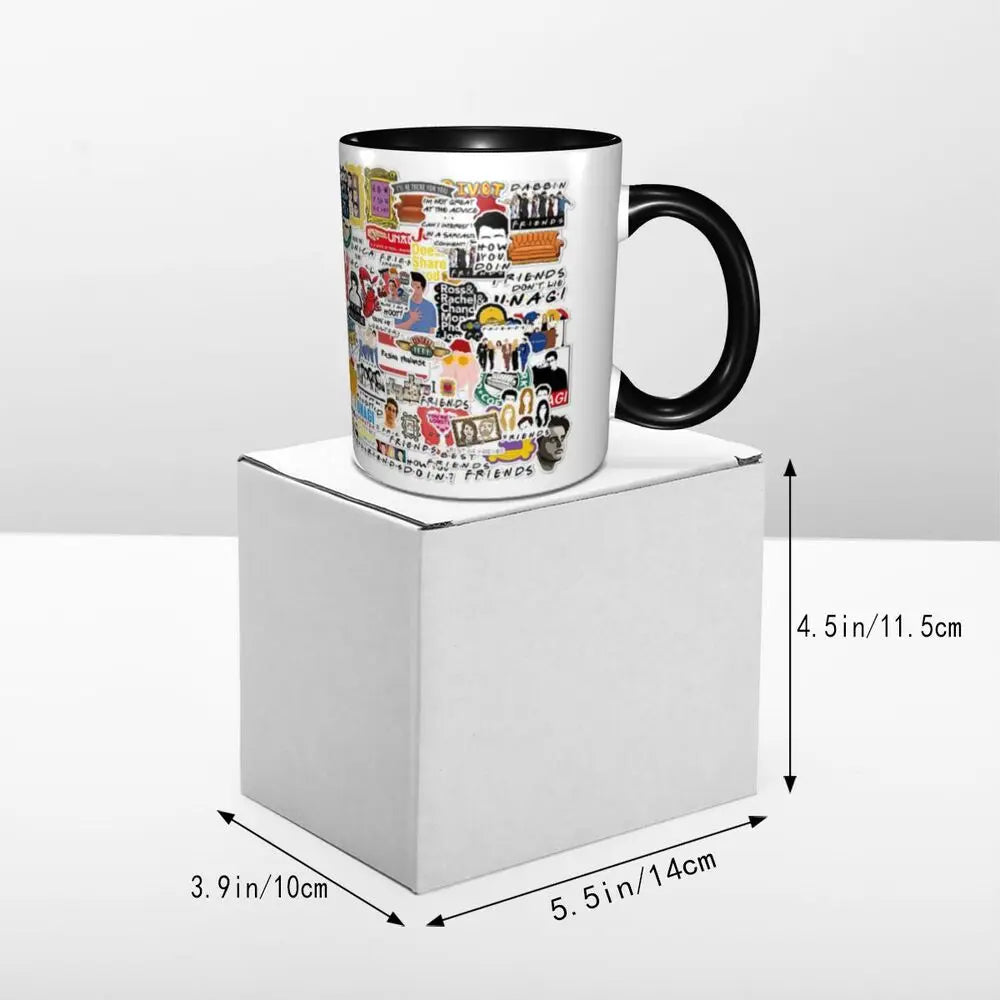 Classic Friends TV Show Coffee Mugs DIY Personalized Ceramic Mug Creative Gift