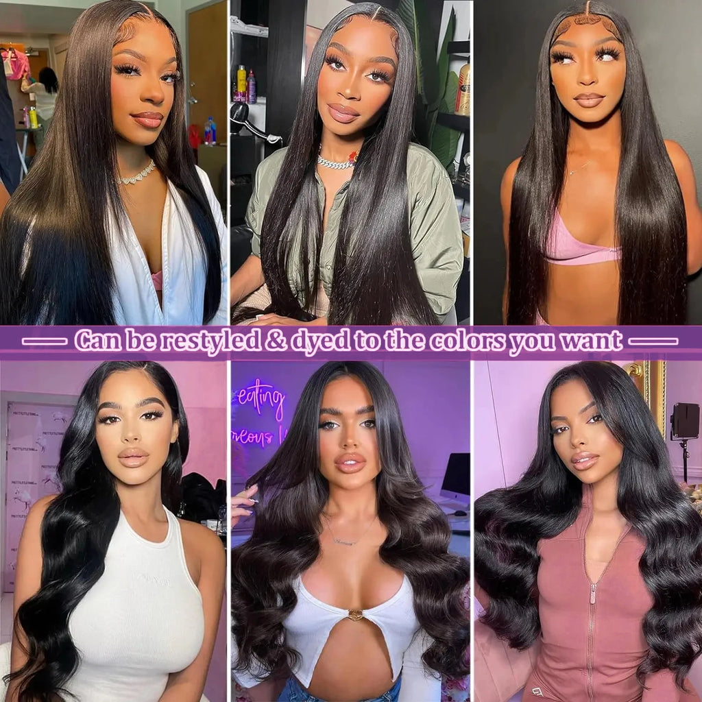 Straight Tape In Hair Extensions Remy Brazilian Hair Extensions Tape Ins For Women Natural Black 16-26 Inches 20Pcs 50G/Pack