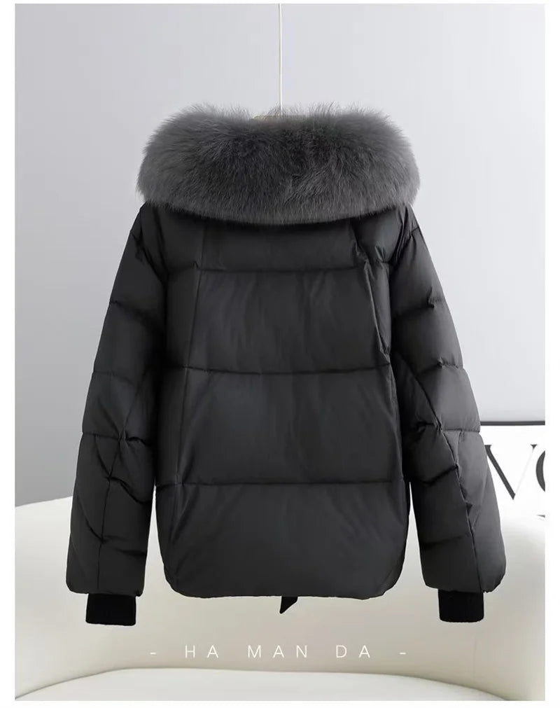 2025 Fashion  Winter New Down Cotton Jacket Women's Cotton-Padded Thicken Warm Parkas Short Coat Female Casual Ladies Overwear