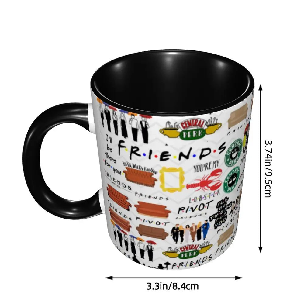 Classic Friends TV Show Coffee Mugs DIY Personalized Ceramic Mug Creative Gift
