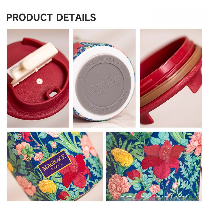 Coffee Cup High Appearance Insulated Cup Portable Cooling Water Cup Gift
