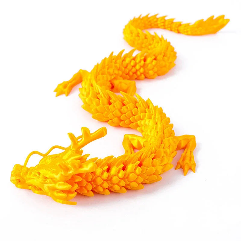 3D Printed Conjoined Dragon Ornaments, Movable Cartoon, Dragon Plants, rockery, Fish Tank Landscaping Decoration, 30cm 60cm