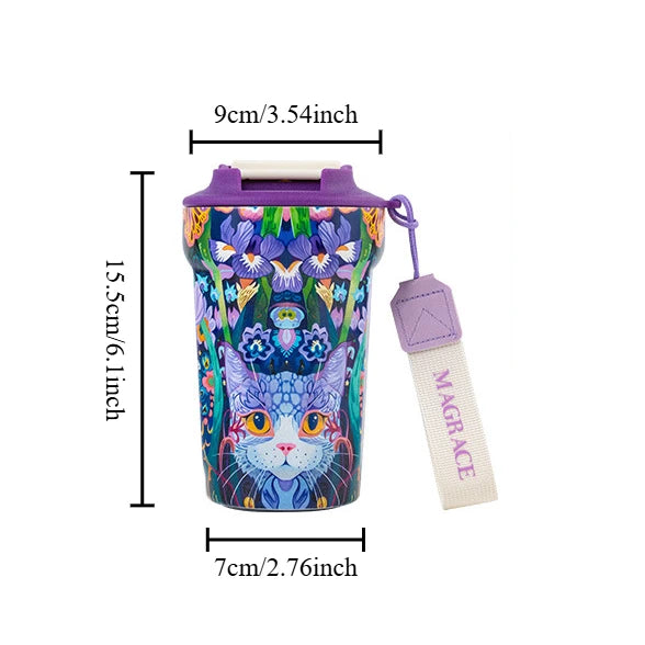 Coffee Cup High Appearance Insulated Cup Portable Cooling Water Cup Gift