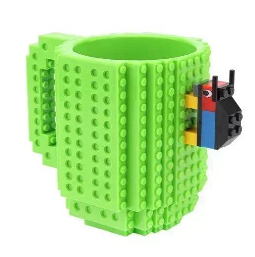 350ml Creative Milk Mug Coffee Cups Creative Build-on Brick Mug Cups Drinking Water Holder Building Blocks Design