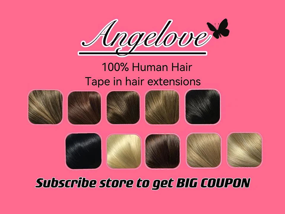 Straight Tape in Human Hair Extensions Natural Hair Extension Color #1B 14-26 Inches Brasil Remy Human Hair For Black Woman