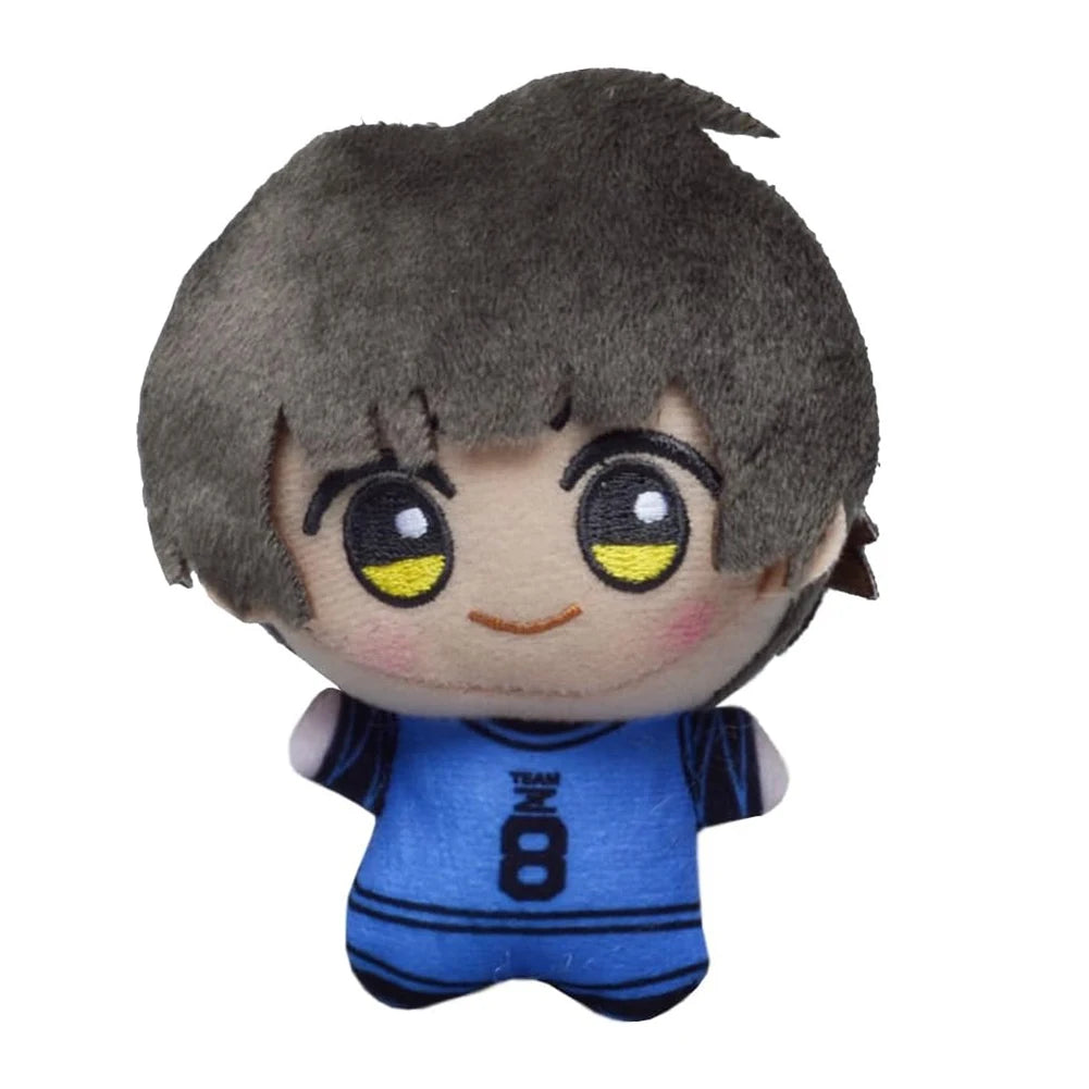 11cm Blue Lock Plush Toy Pendant Seishiro Nagi Isagi Yoichi Chigiri Bachira Meguru Mikage Reo Rin Itoshi Backpack Keychain Gift