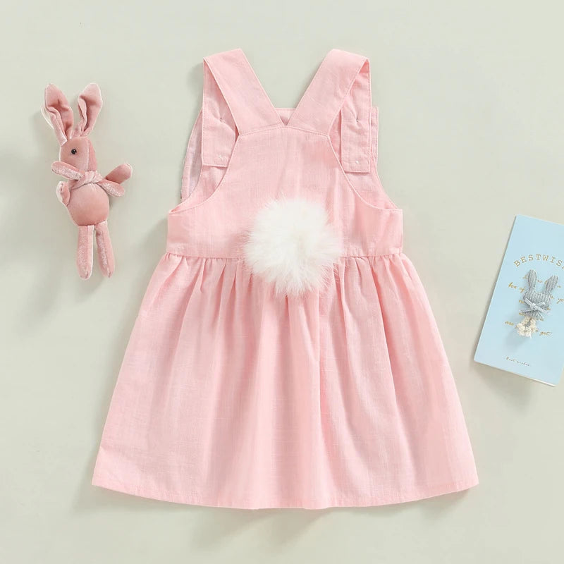 Adorable Infant Easter Romper Sweet Ruffle Sleeve Round Neck Chick Jumpsuit with Bow Detail