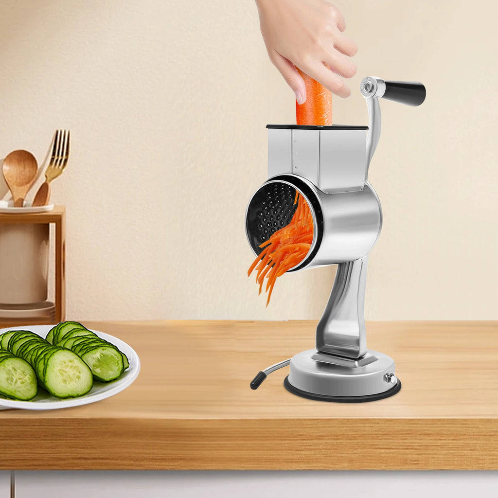 Rotary Cheese Grater Food Mills Grinder Vegetable Chopper Drum Blade Grinding Tool Set Kitchen Accessories