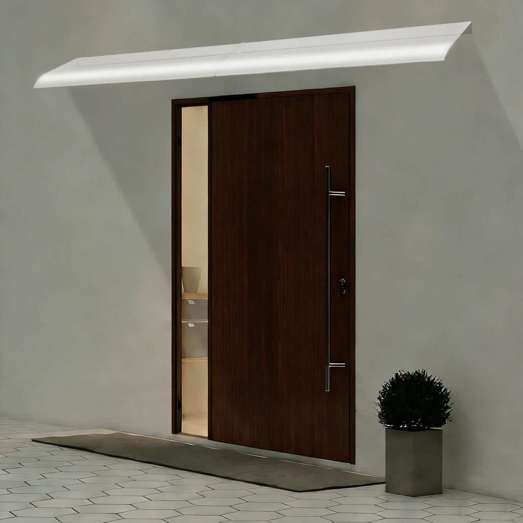 Clear Rain Shelter Cover,PET Rust-Resistant Window Wall Mounted Awning Front Door Canopy,for Entrances,Bike,Gazebos,Balcony