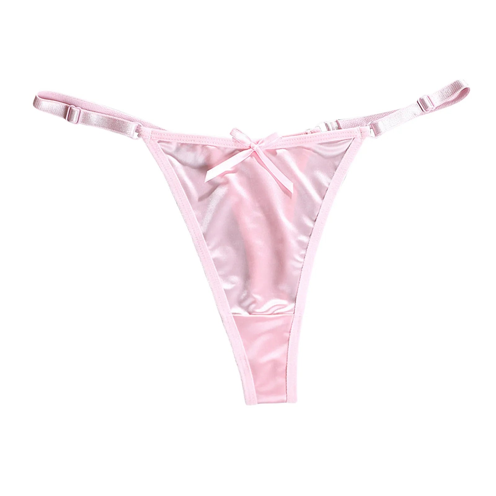 Low-Waisted T-Back Panty Ladies Thong Sexy Underwear Adjustable Thin Strap Seamless Thong For Women Pure Desire Erotic Lingerie
