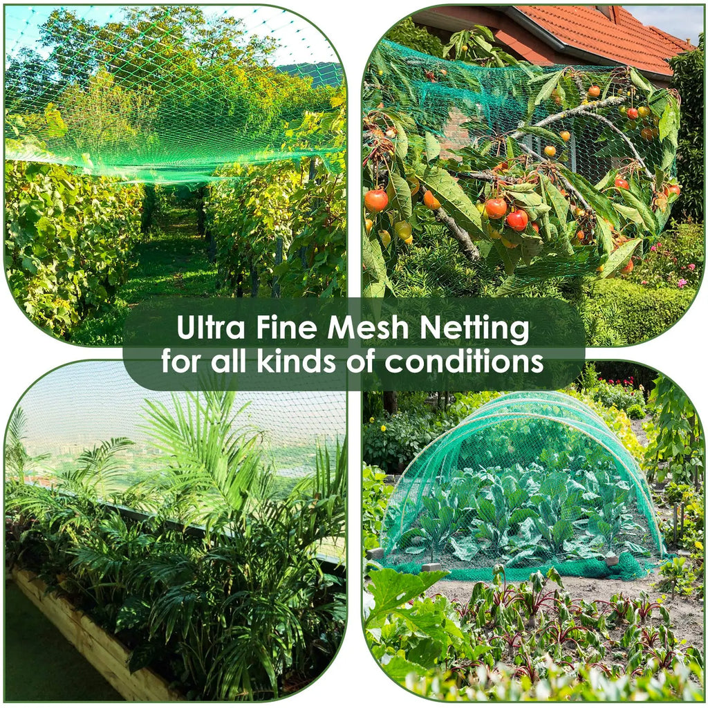 5/10/20M Anti Bird Protection Net Mesh Garden Plant Netting Protect Plants and Fruit Trees from Birds Deer Poultry Best Fencing