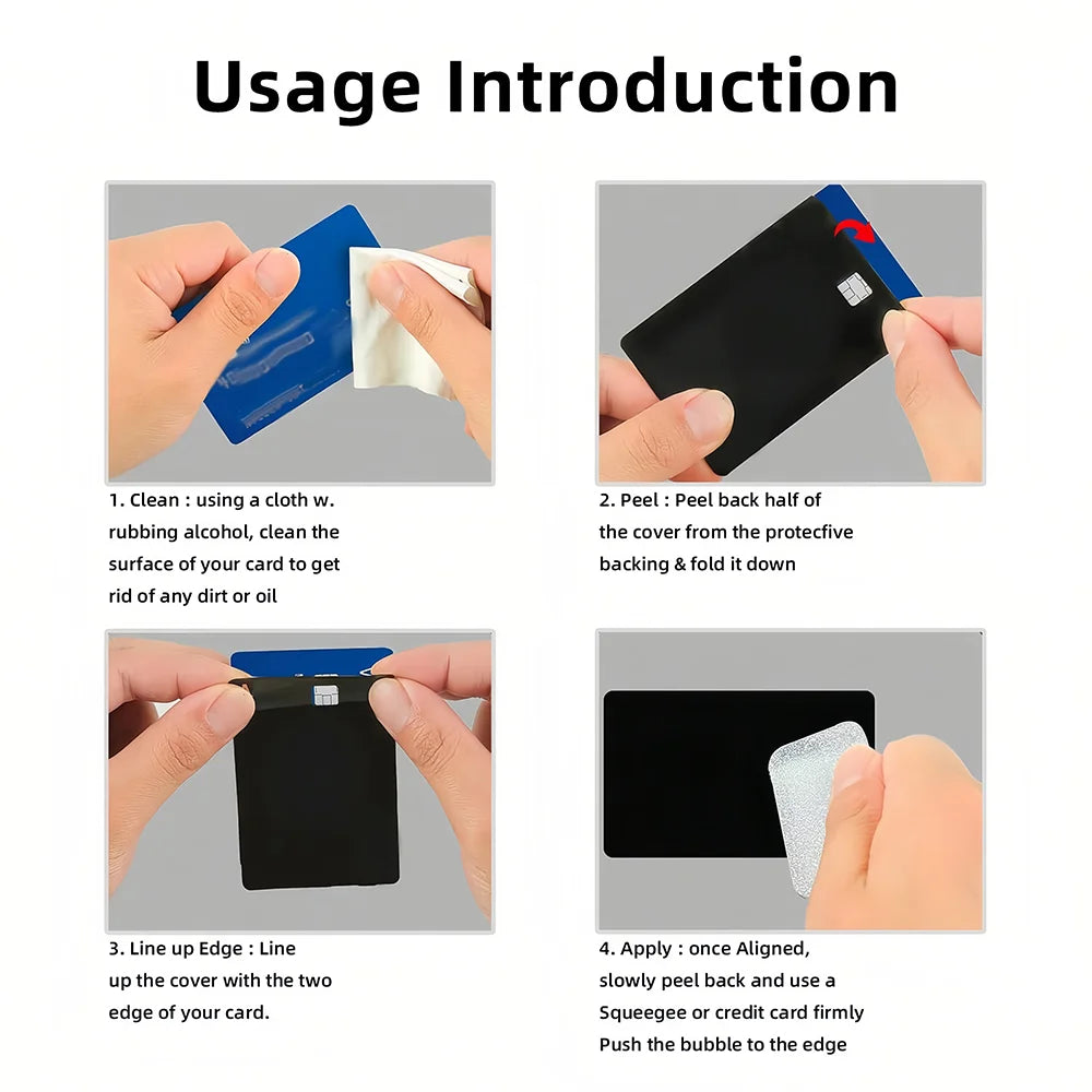 Cool Cartoon P-Pokemon L-Lucario Film Skin Cover Credit Card Stickers 4PCS Debit Front Decoration Bank Bus Pass Waterproof