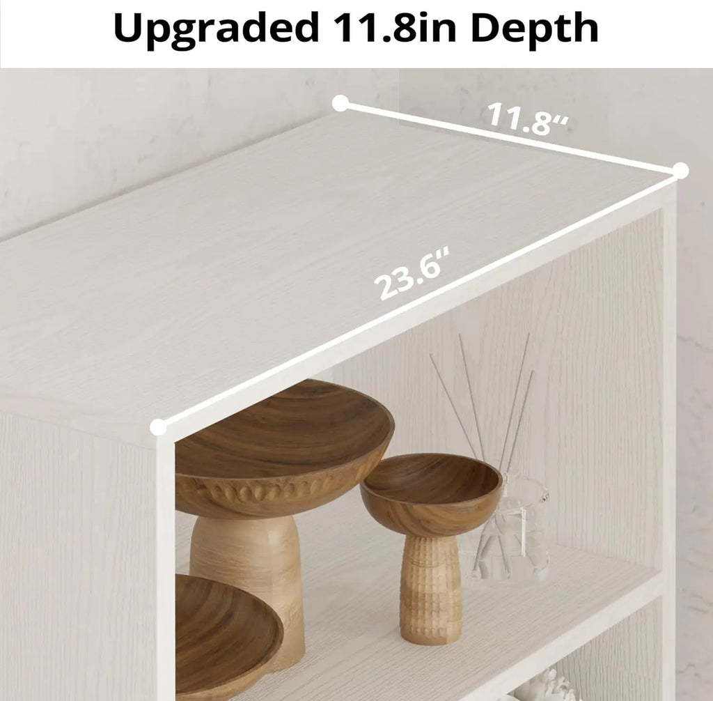 IRONCK Industrial Bookshelves and Bookcases with Doors 11.8 in Depth Floor Standing 5 Shelf Display Storage Bookcase Shelves