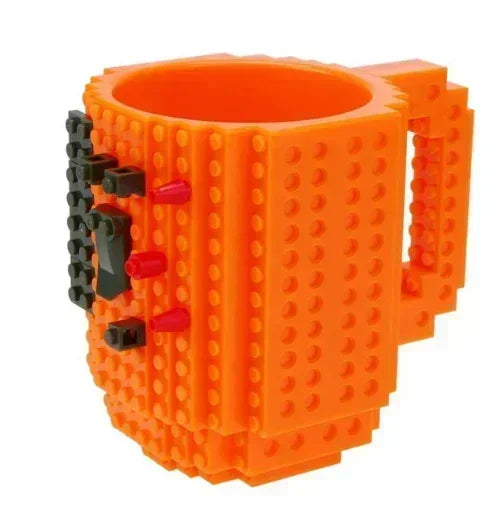 350ml Creative Milk Mug Coffee Cups Creative Build-on Brick Mug Cups Drinking Water Holder Building Blocks Design