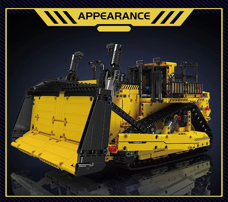 Mould King 15084 Technical Car Toys The APP RC Control D11 Bulldozer Building Block Assembly Truck Brick Set Kids Christmas Gift