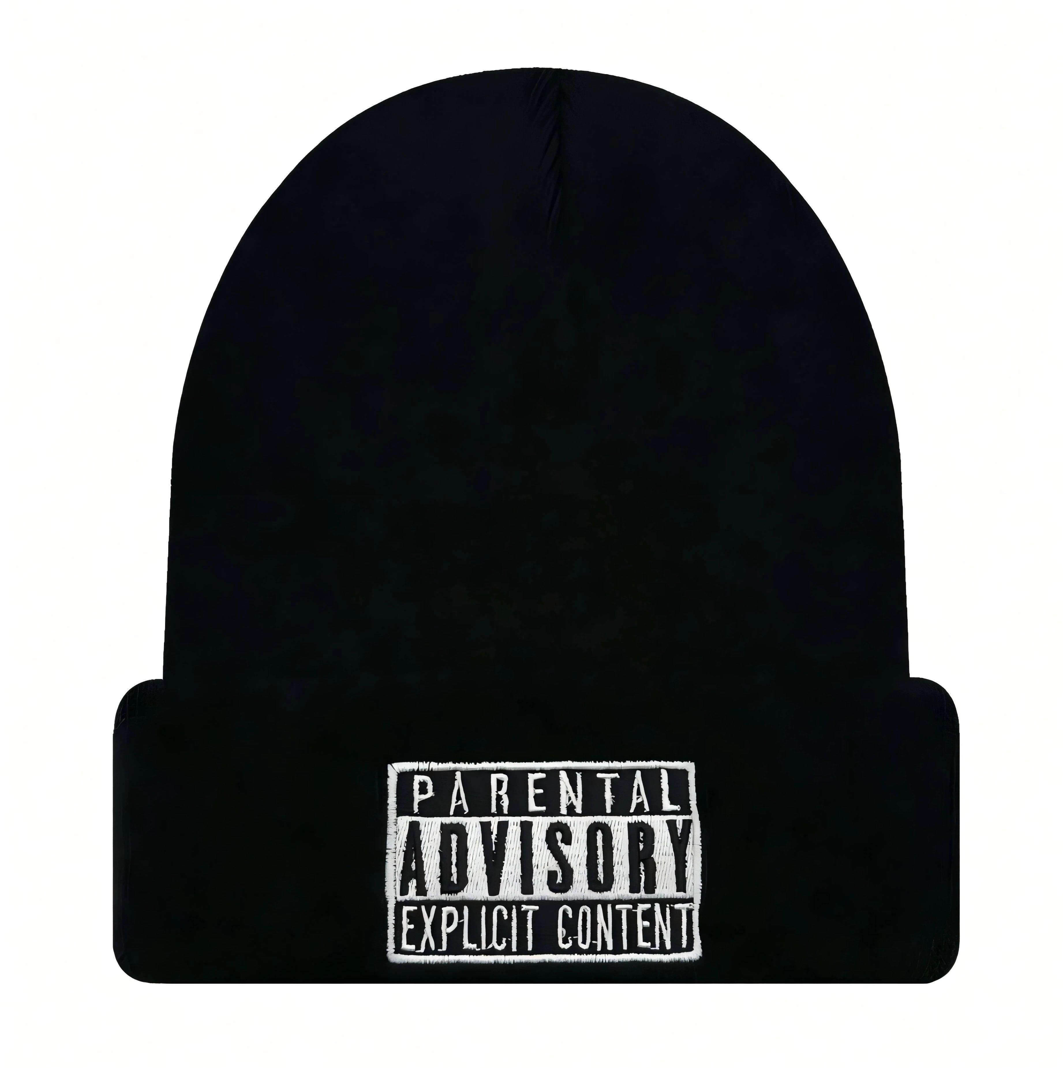 kumim Men's, Women's, Couple's, Letter Embroidered Autumn And Winter Warm Knitted Hat, Pullover Knitted Yarn Hat, Gift Giving