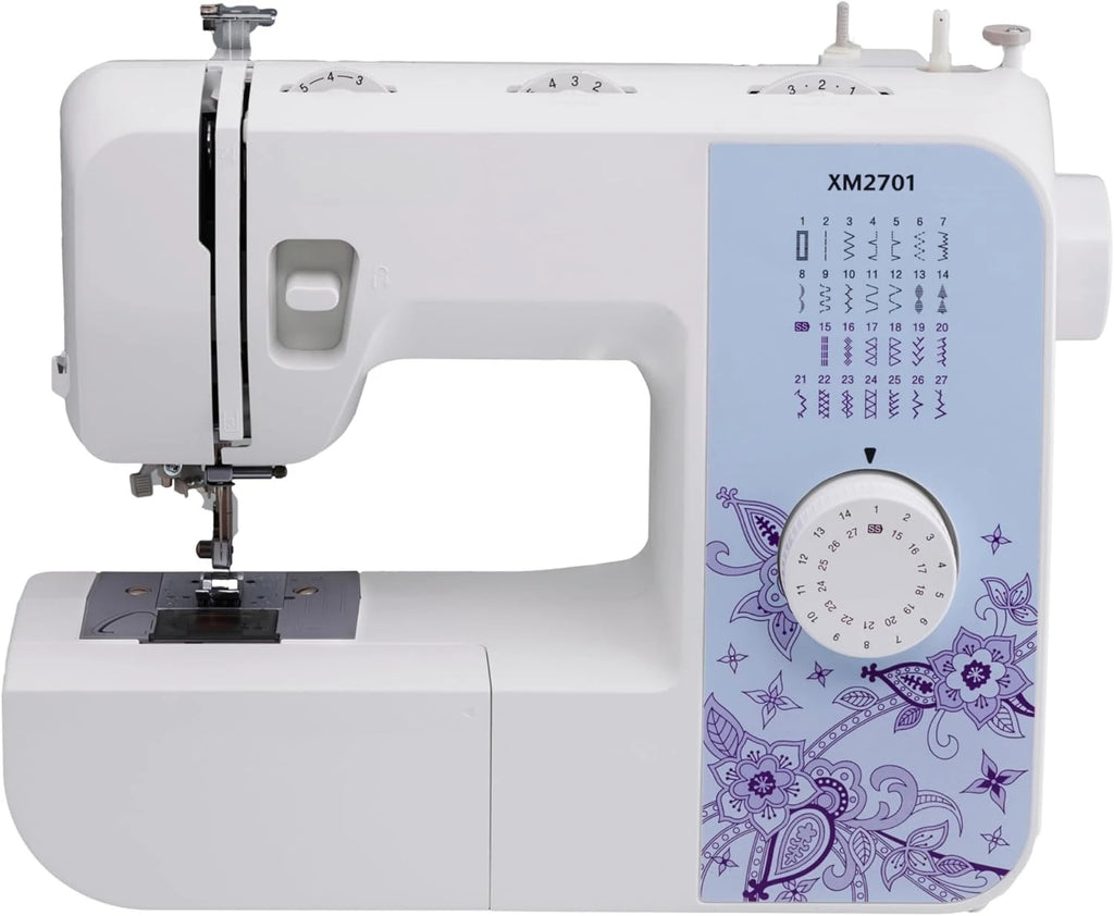 XM2701 Sewing Machine, Lightweight, Full Featured, 27 Stitches, 6 Included Feet