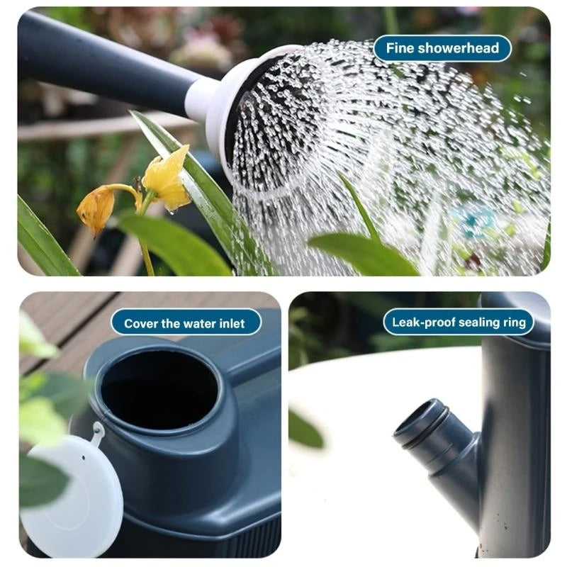 Ergonomic Plant Watering Container 10L Large Capacity Long Reach Spout for Targeted Soil Irrigation