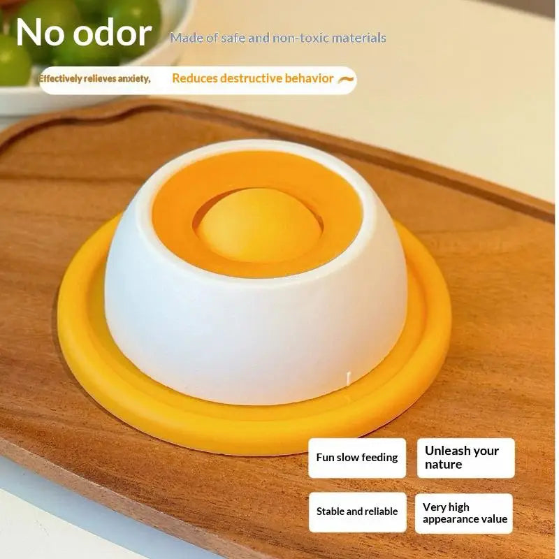Pet Lick Mat Yogurt Licking Plate Slow Feeder For Dogs & Cats - Interactive Snack Bowl Promotes Dental Health Pet Licking Mat
