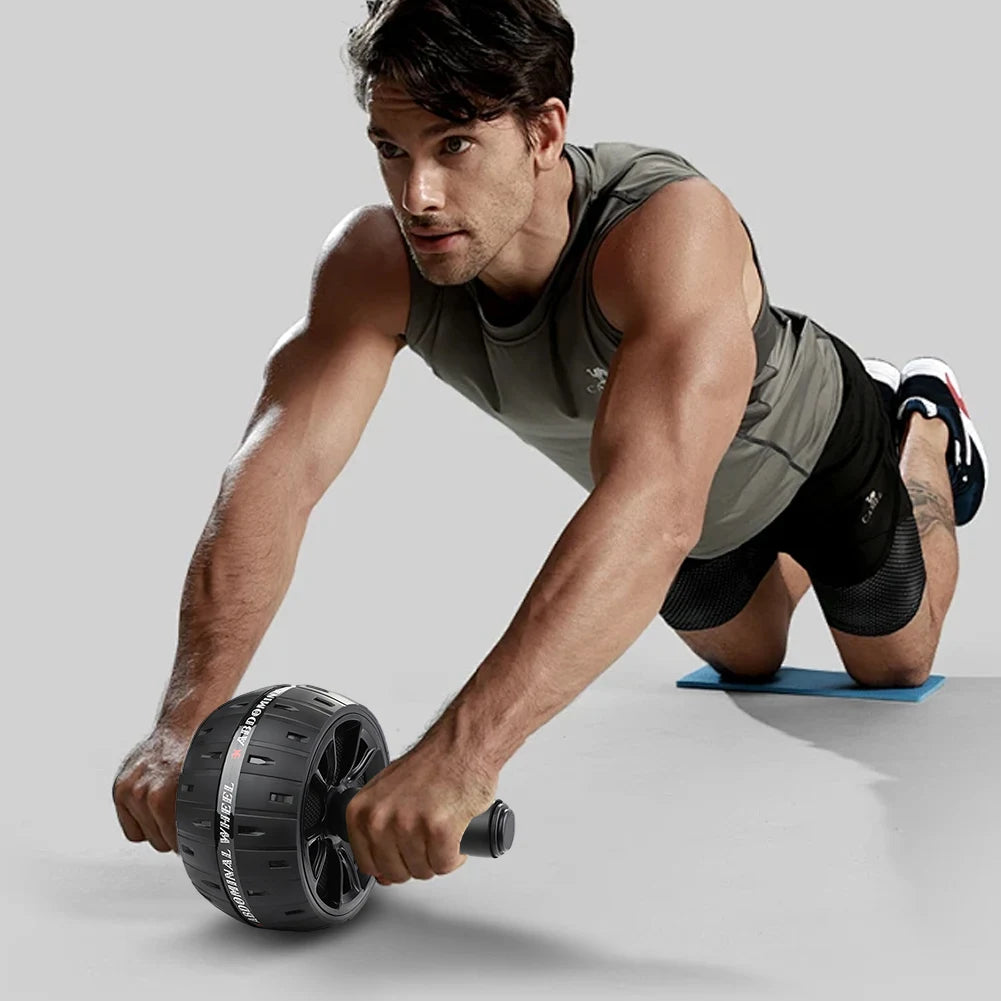 AB Slide ABS Exercise Big Abdominal Wheel Roller Home Non-Slip Training Equipment No Noise Gym Strength Workouts ABS Roller