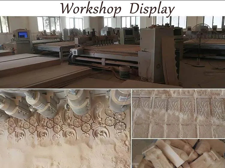 Unique Natural Floral Wood Carved Onlays and Appliques Wood Figurines for Decor Home Decoration Accessories wood furniture decal
