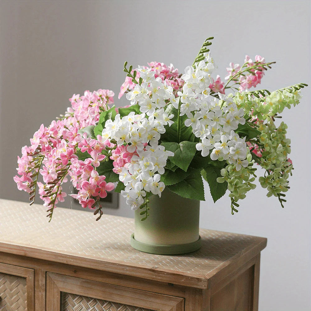 2 Bundles of Lifelike Lily of the Valley Artificial Flowers, Perfect for Easter, Wedding, Home Party Decor, or Living Room