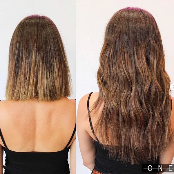 Ugeat Tape in Hair Extensions Balayage Natural Black to Ash Blonde Tape in Hair Extensions Platinum Blonde Tape in Hair for Wome
