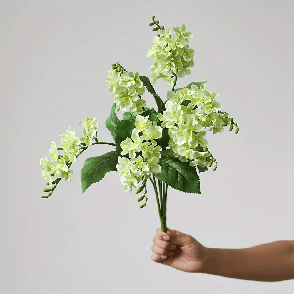 2 Bundles of Lifelike Lily of the Valley Artificial Flowers, Perfect for Easter, Wedding, Home Party Decor, or Living Room