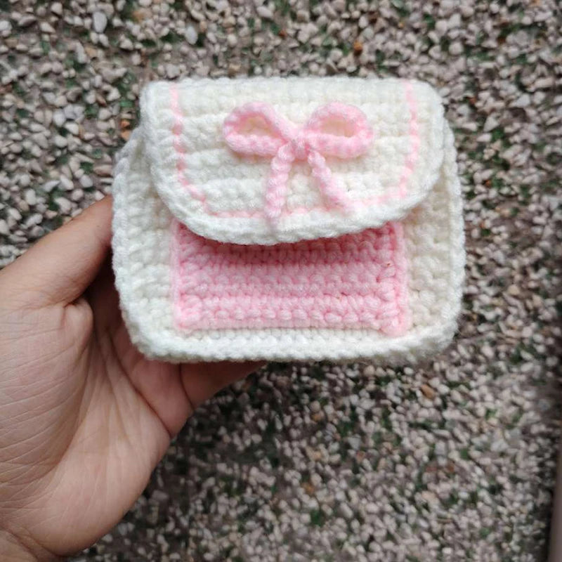 1/7pcs Easter Fun Handmade Emotional Support Doll Gift Crochet Encouragement Crochet Doll Ornament Cute Room Decoration