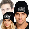 kumim Men's, Women's, Couple's, Letter Embroidered Autumn And Winter Warm Knitted Hat, Pullover Knitted Yarn Hat, Gift Giving