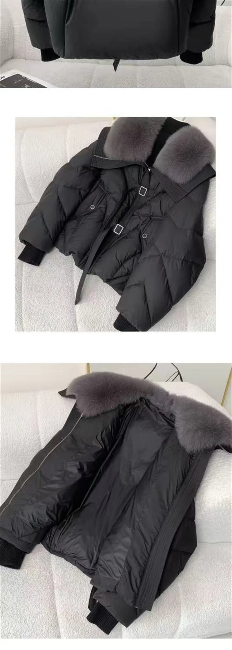2025 Fashion  Winter New Down Cotton Jacket Women's Cotton-Padded Thicken Warm Parkas Short Coat Female Casual Ladies Overwear
